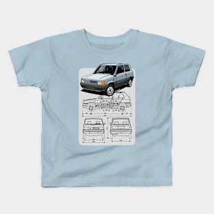 The small italian car that it was a design masterpiece Kids T-Shirt